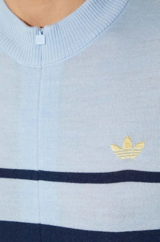 adidas Originals wool t-shirt Premium Top blue color IY9956