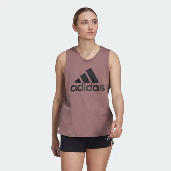 ADIDAS WOMEN'S ESSENTIALS BIG LOGO PURPLE SINGLET