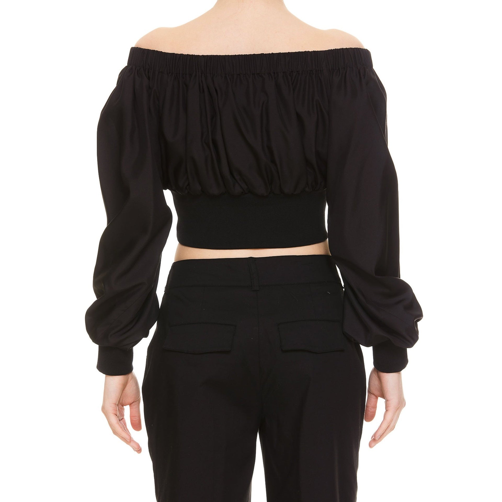 Alexander McQueen - Top in seta con taglio a vivo