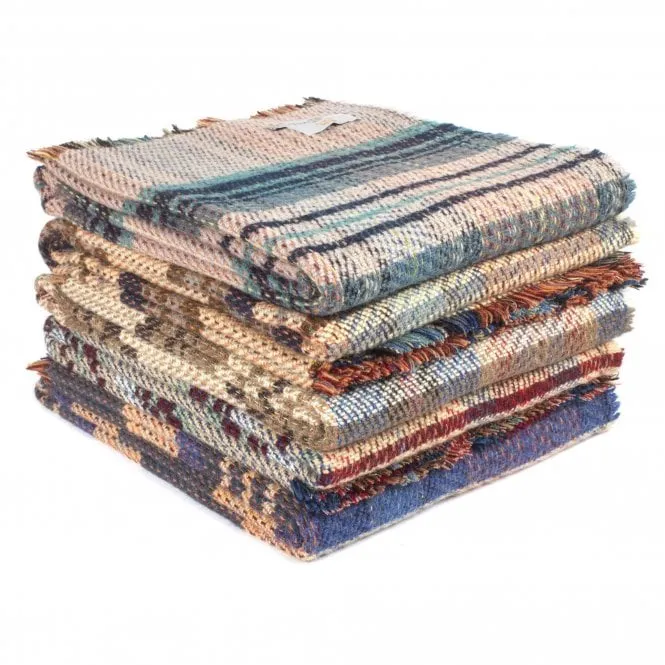 All Wool Random Recycled Throw