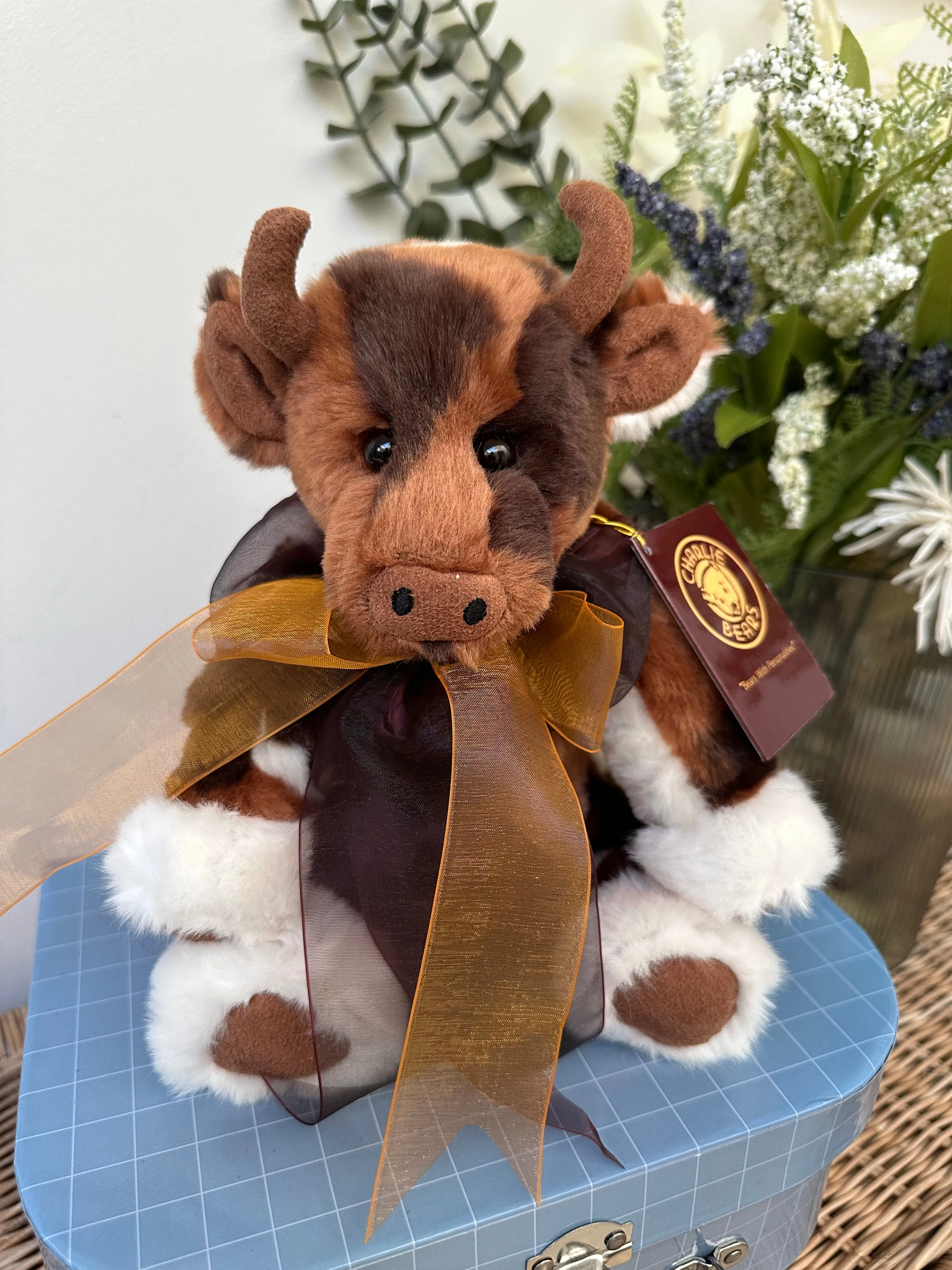 Alpine Charlie Bears 2024 Plush Collection Cow