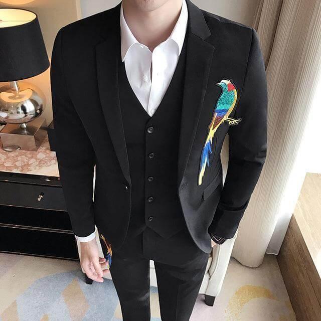 Amazon Parrot Three Piece Suit