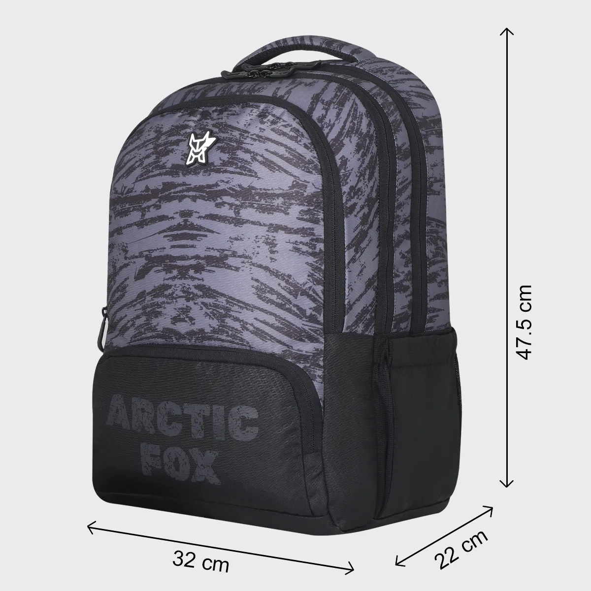 Arctic Fox Rough Black Laptop Backpack