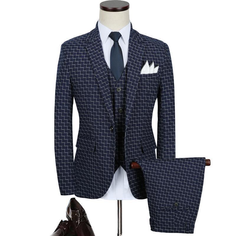 Attenborough Three Piece Slim Fit Suit