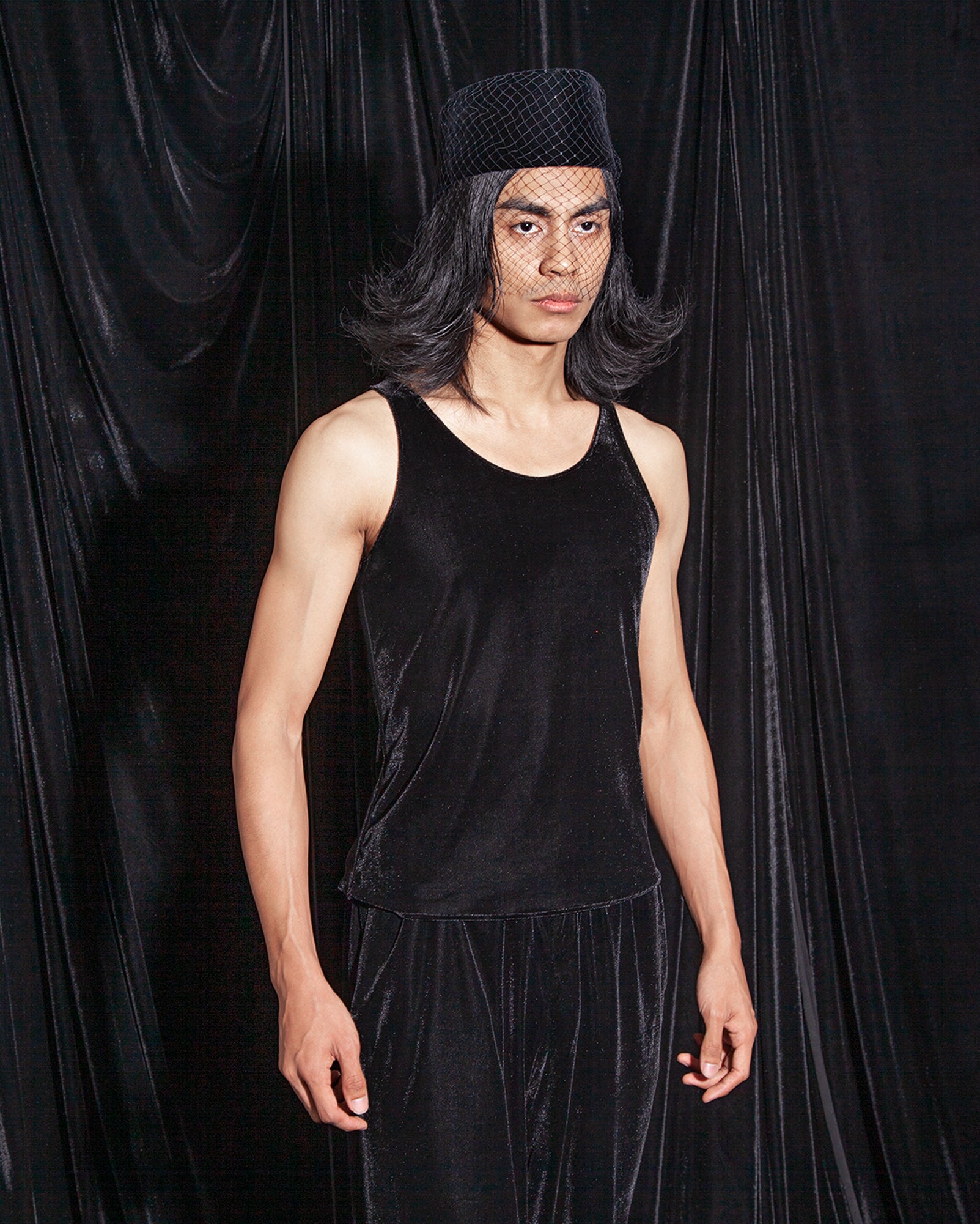 Baldu Tank (Black Velvet)