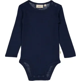 Body Plain Wool LS - navy