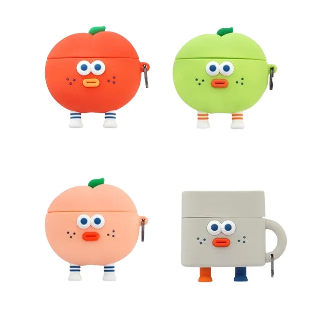 Brunch Brother Cute Fruits Mugs Characters Airpod3 Cases Headset Headphone Accessories Silicone Keyring Accessory Protect Apple 