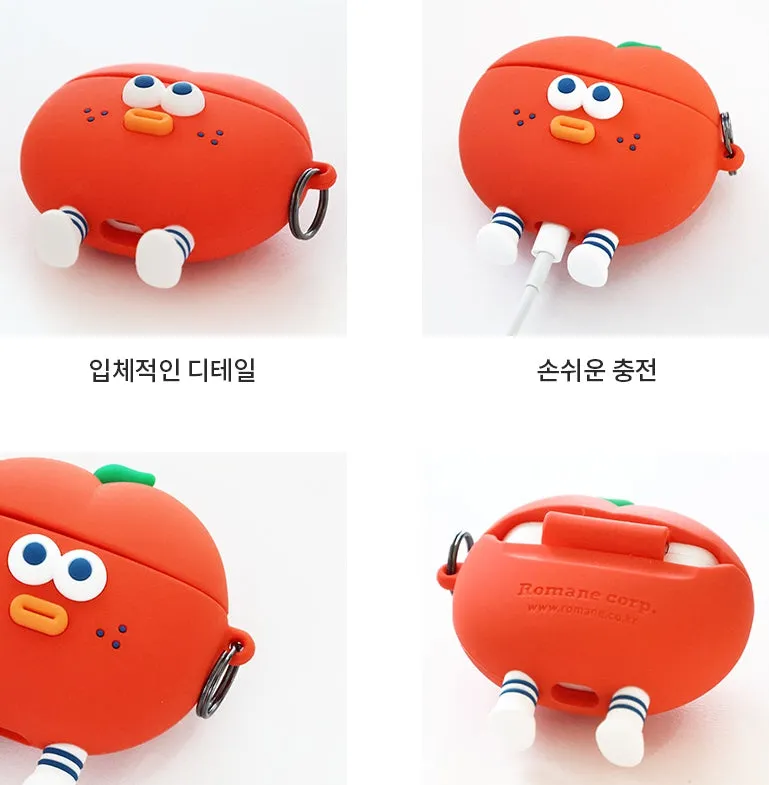 Brunch Brother Cute Fruits Mugs Characters Airpod3 Cases Headset Headphone Accessories Silicone Keyring Accessory Protect Apple 