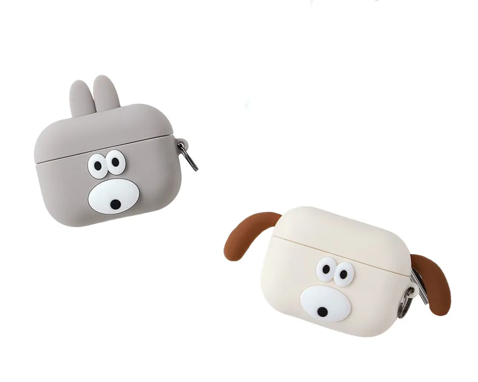 Bunny Puppy Characters Airpods Pro Cases Accessory Silicone Protect Apple Gadget Accessories