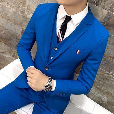 Candy Color Three Piece Suit