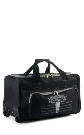 Cowboy Hardware Charcoal and Black Tough As Nails 18" Inch Rolling Gear Bag