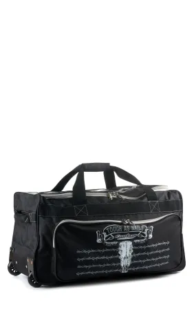 Cowboy Hardware Charcoal and Black Tough As Nails 26" Inch Rolling Gear Bag