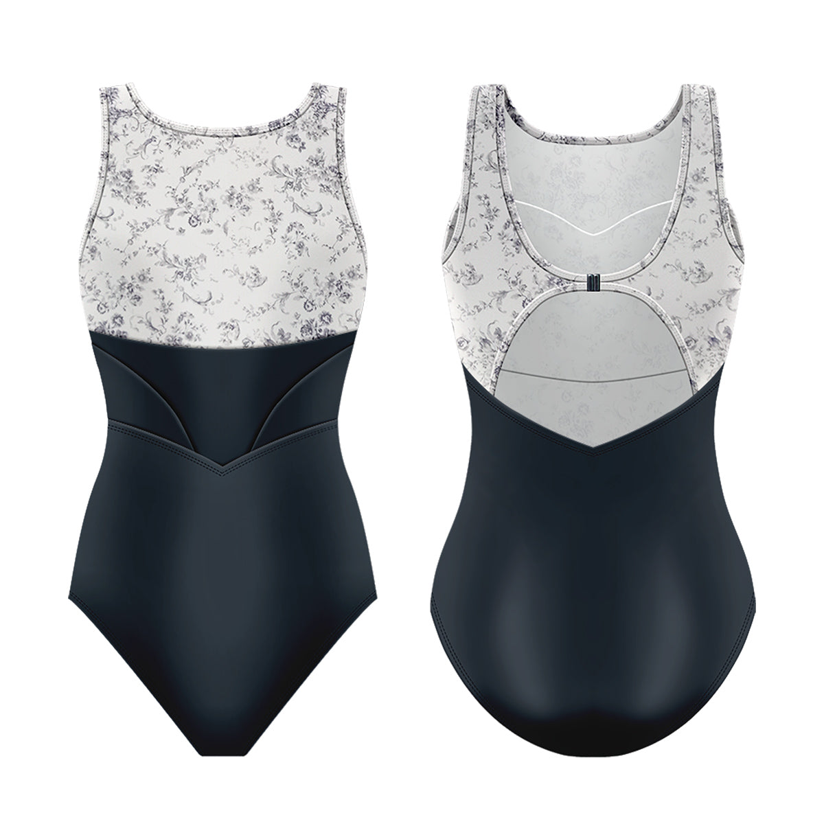 Danse de Paris Blisse Leotard - Smoked Pearl