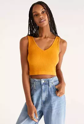 Effortless Seamless Tank-Golden Amber