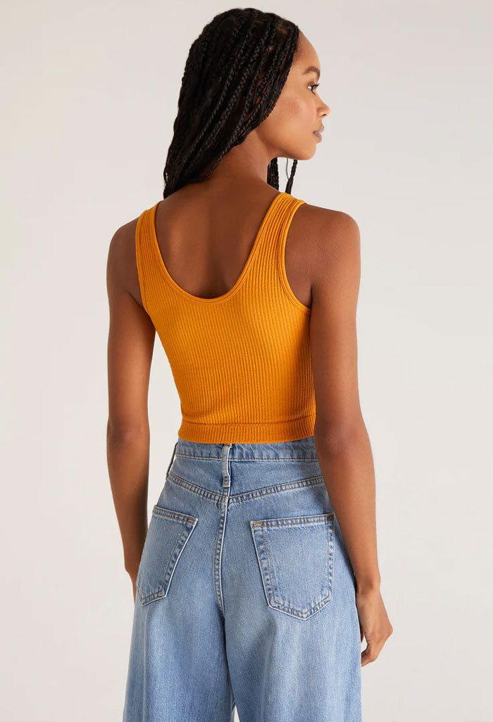 Effortless Seamless Tank-Golden Amber