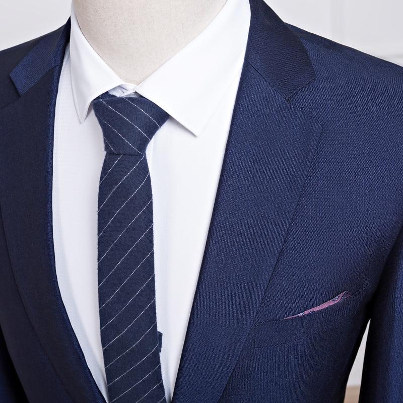 Elegant Blue Two Piece Suit