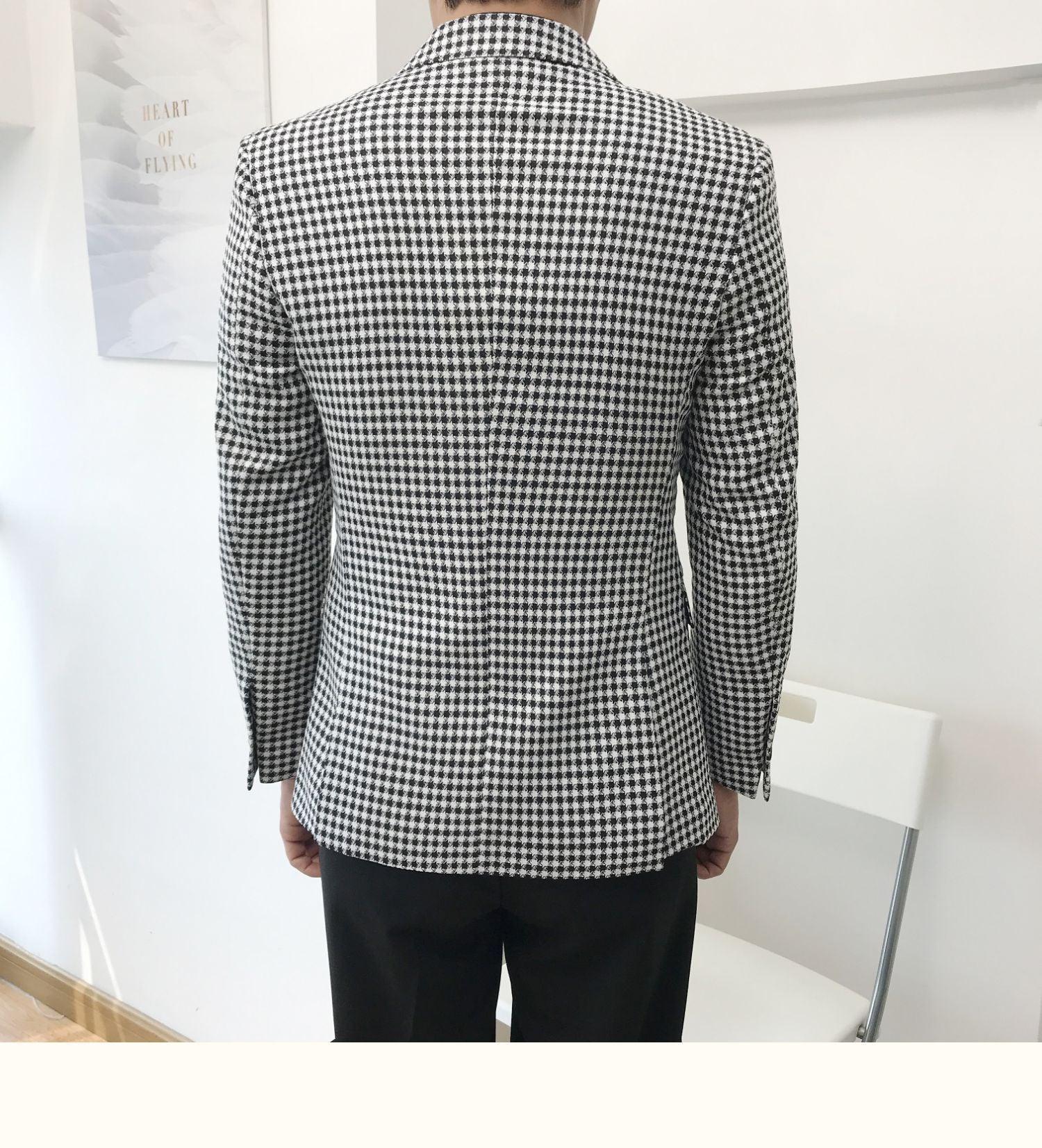 Federico Houndstooth Prom Suit