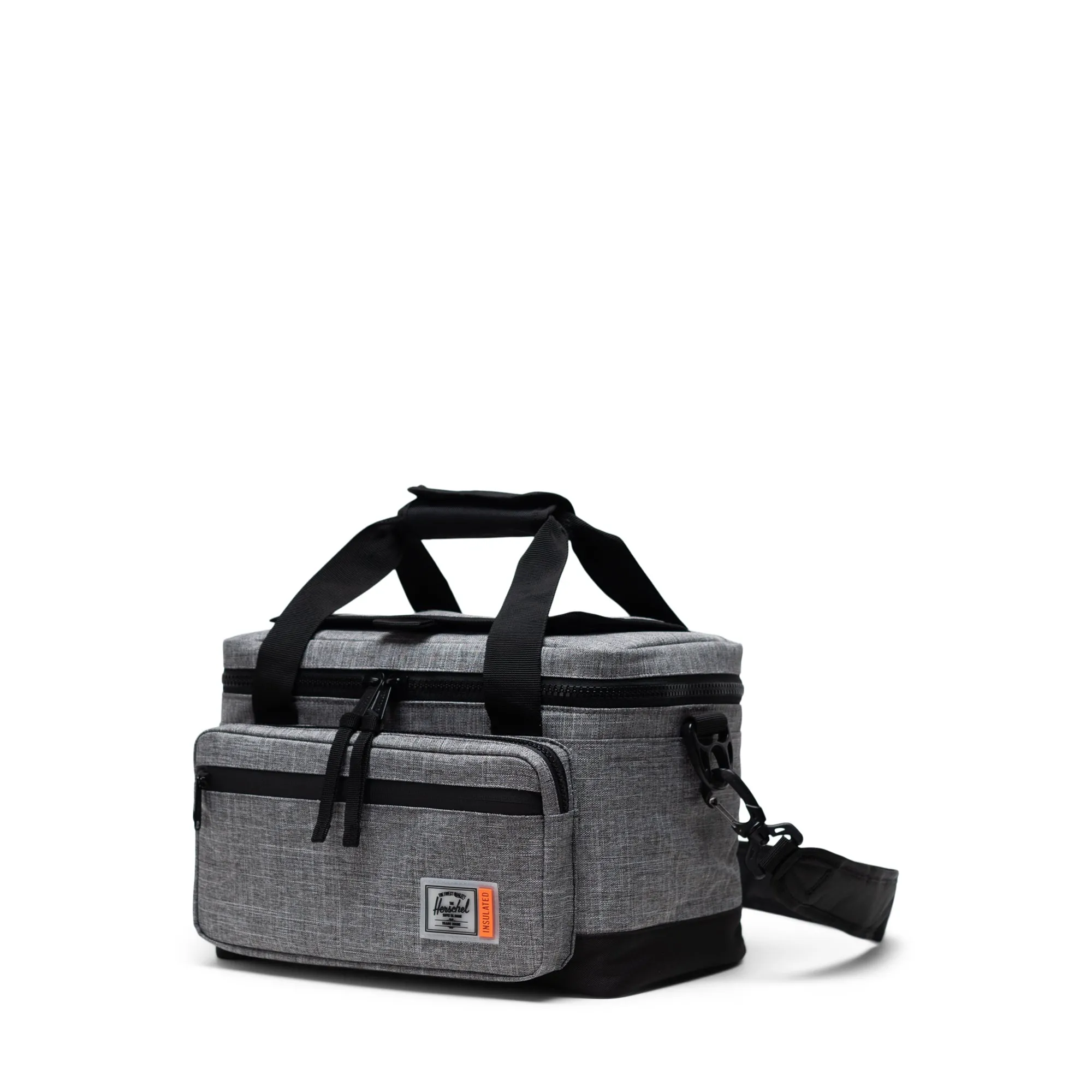 Herschel Pop Quiz Cooler 12 Pack Raven Crosshatch