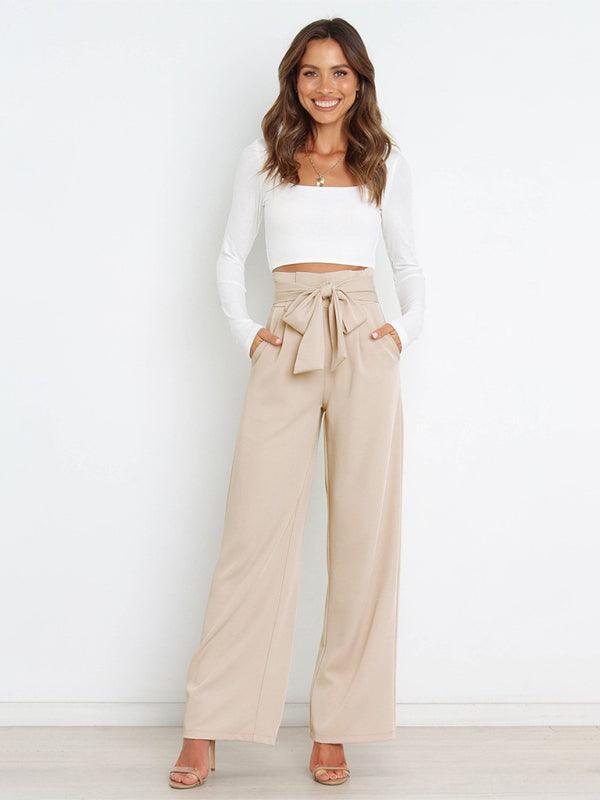 High Waist Wide Leg Women Pants