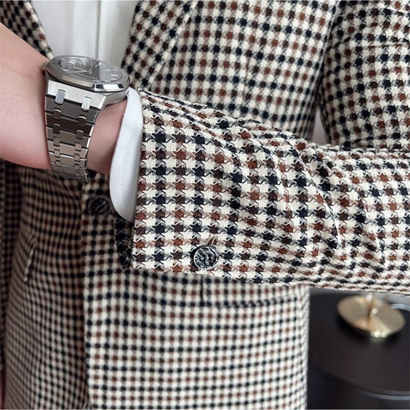 Houndstooth Prom Suit