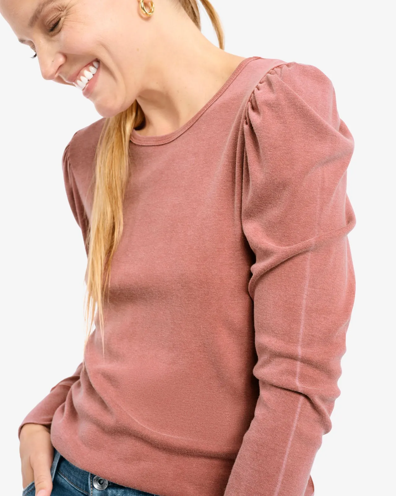 Ingrid Classic Layering Knit Long Sleeve Tee