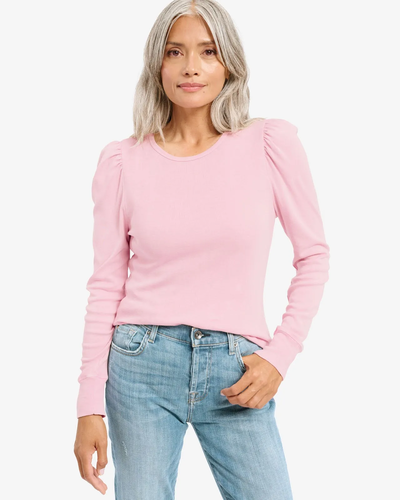 Ingrid Classic Layering Knit Long Sleeve Tee