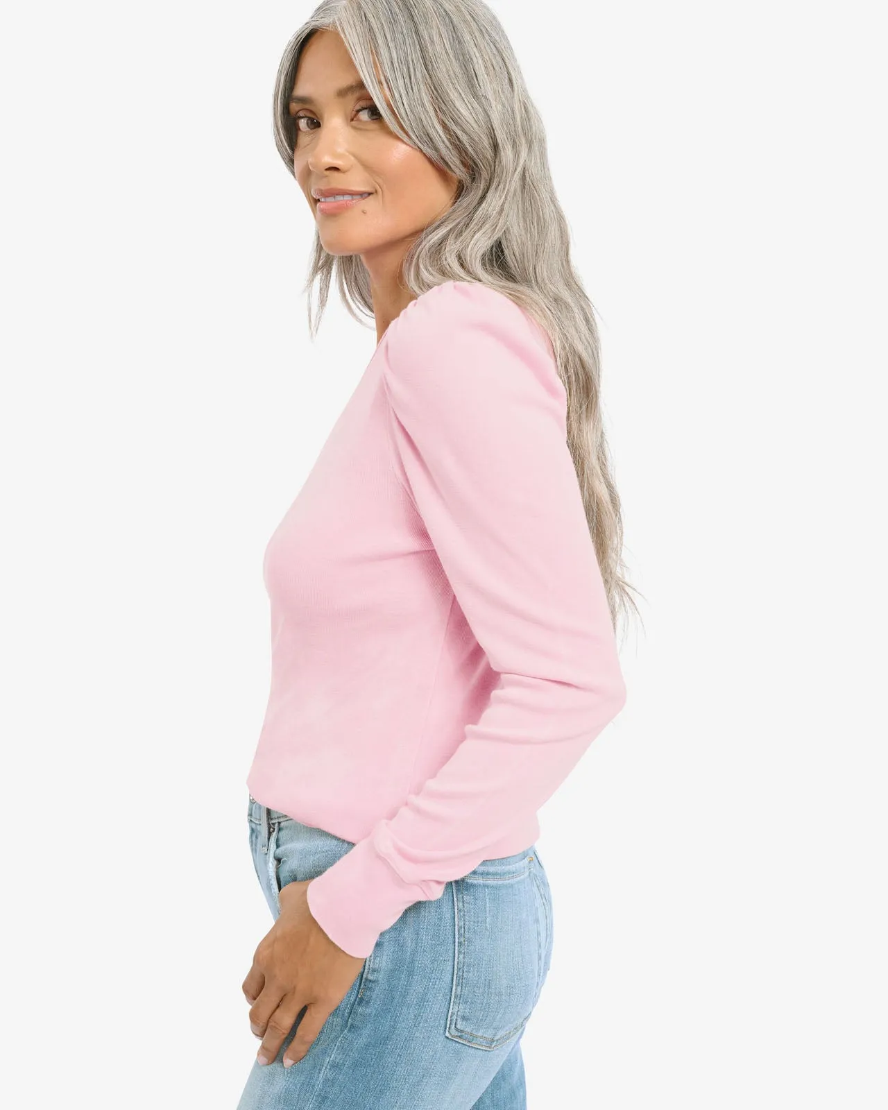 Ingrid Classic Layering Knit Long Sleeve Tee