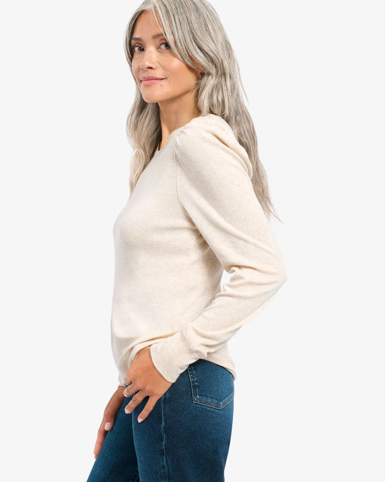 Ingrid Classic Layering Knit Long Sleeve Tee