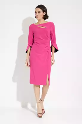 Joseph Ribkoff Bell Sleeve Sheath Dress  231740