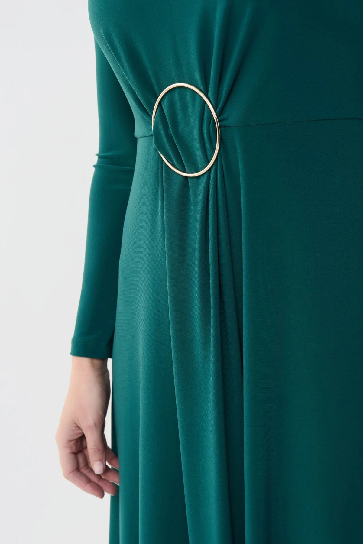 Joseph Ribkoff Circle Detail Green Dress - 223199