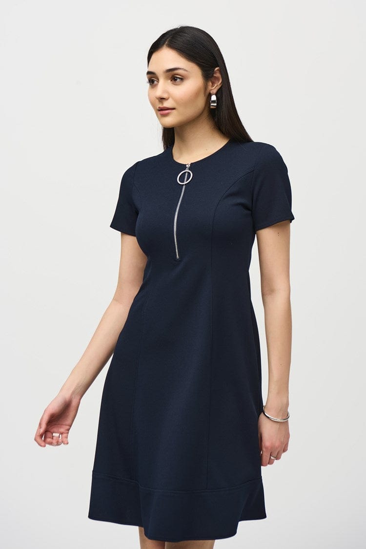 Joseph Ribkoff Scuba Crepe Fit and Flare Dress - 242031