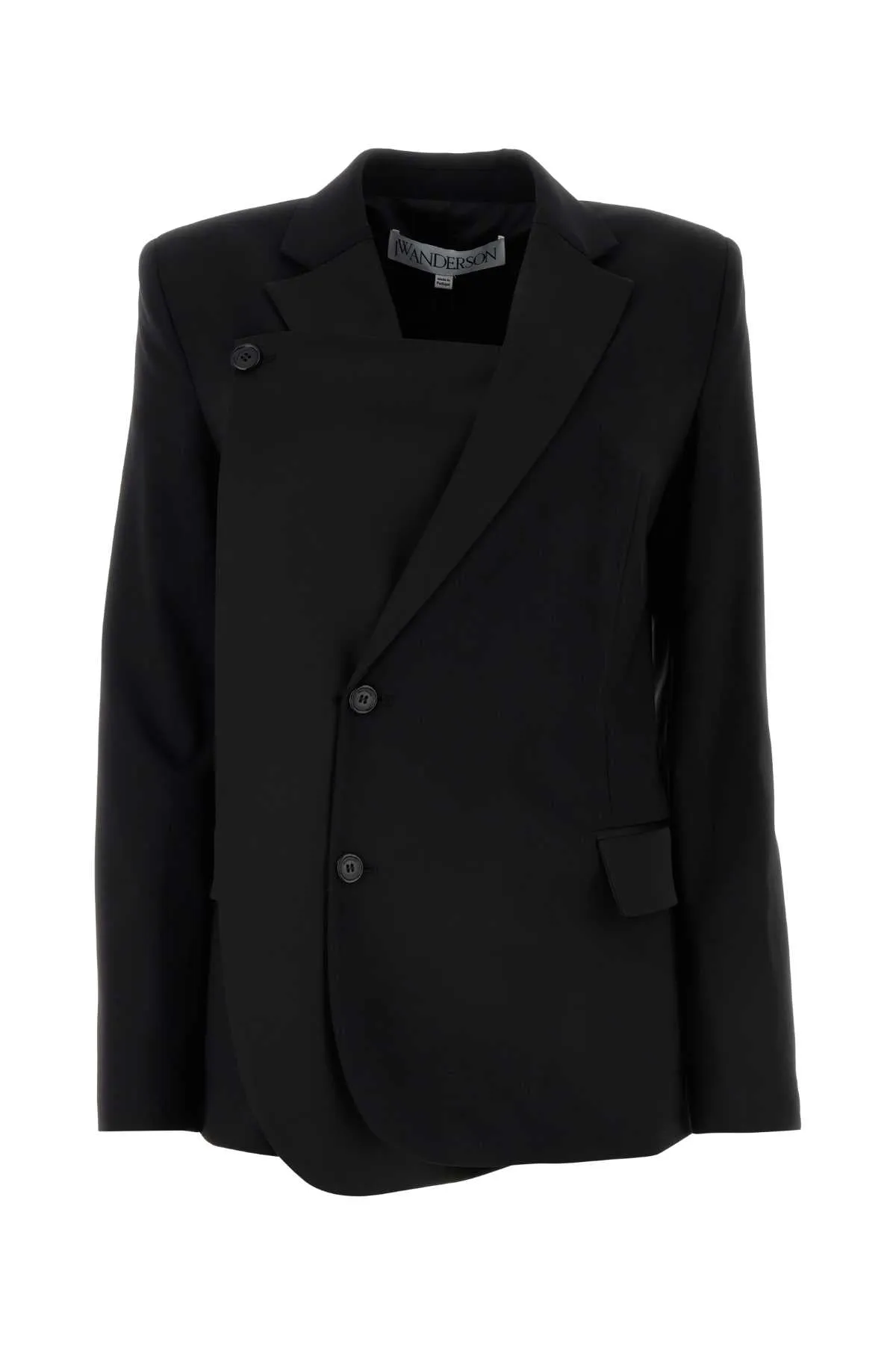 Jw Anderson Black Stretch Wool Blazer