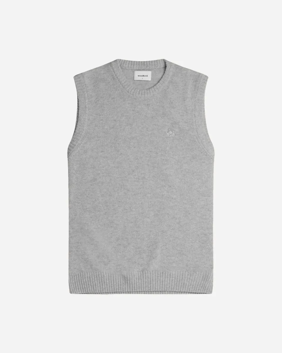 Karl Wool Vest - Grey