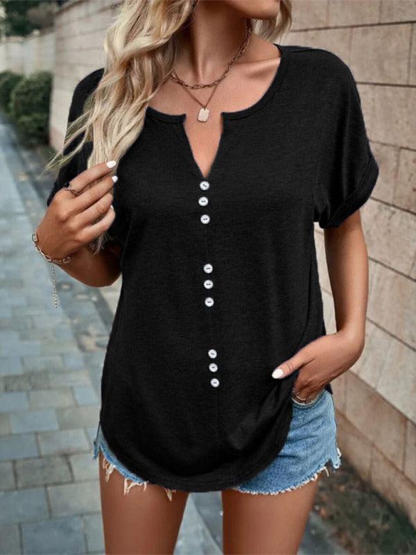 Knitted Casual V-Neck Top