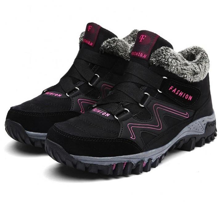 Libiyi non-slip warm and comfortable high-top casual cotton shoes