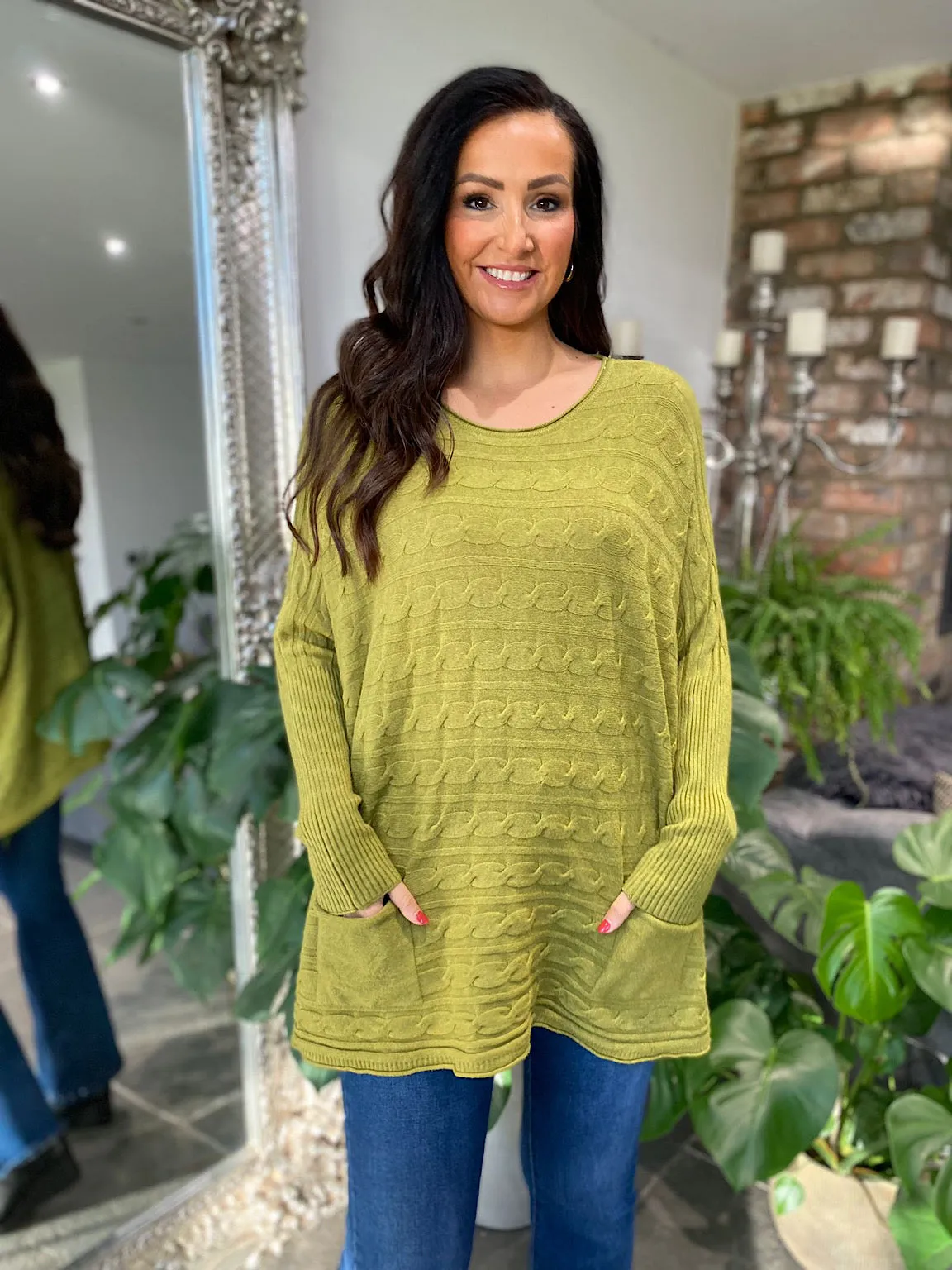 Lime Premium Knit Beatrice