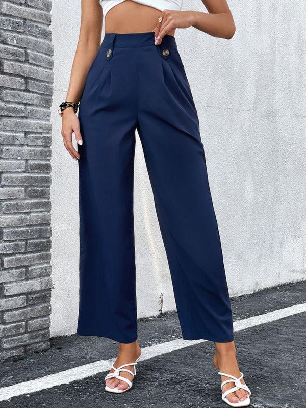 Linen Loose Wide Leg Women Pants