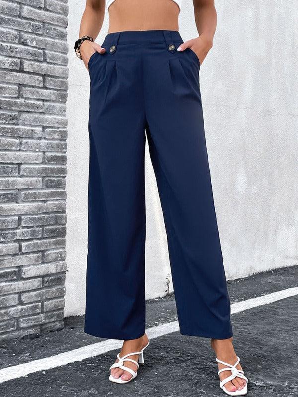 Linen Loose Wide Leg Women Pants