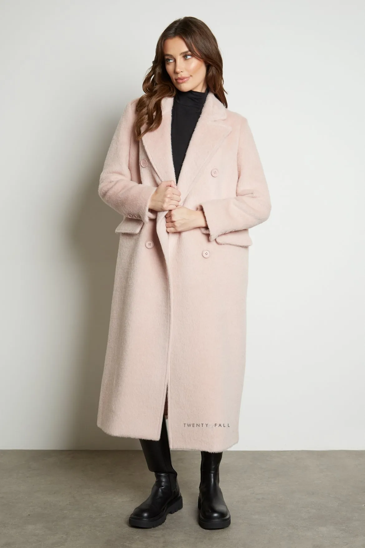 Loren Alpaca Wool Coat