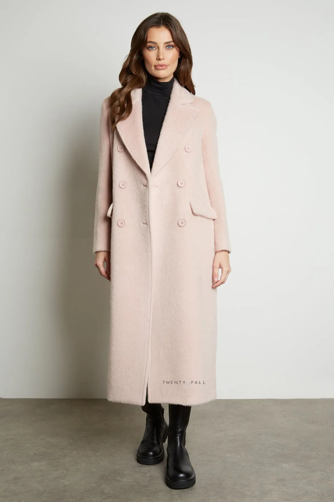 Loren Alpaca Wool Coat