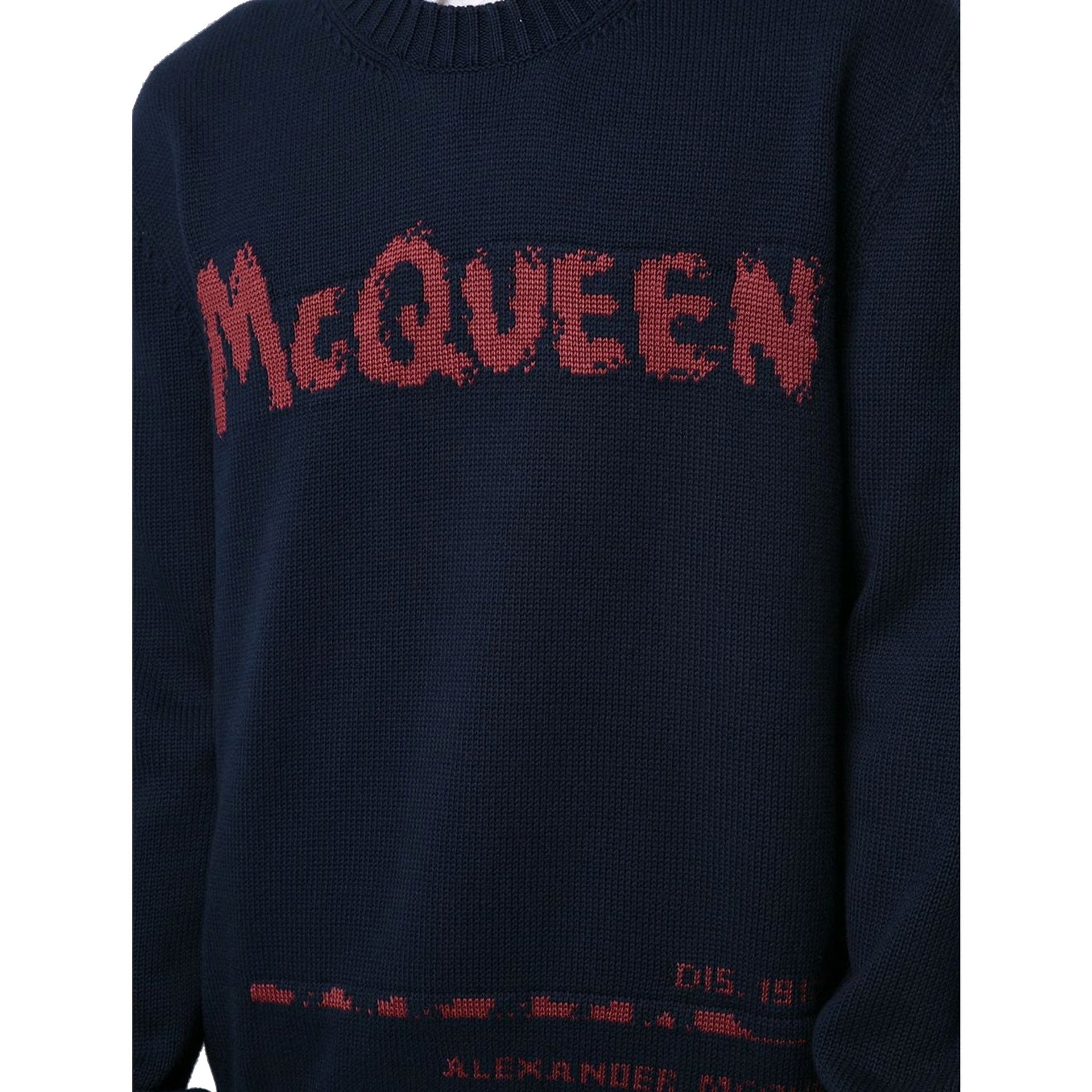 Maglione con logo Alexander Mcqueen