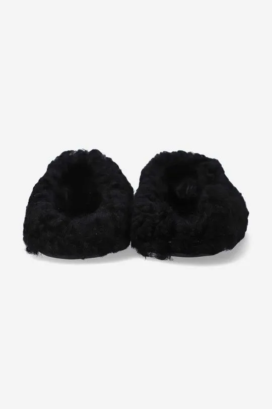 Marni wool sliders Sabot black color