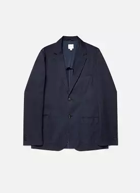 Men's Unstructured Blazer in Navy