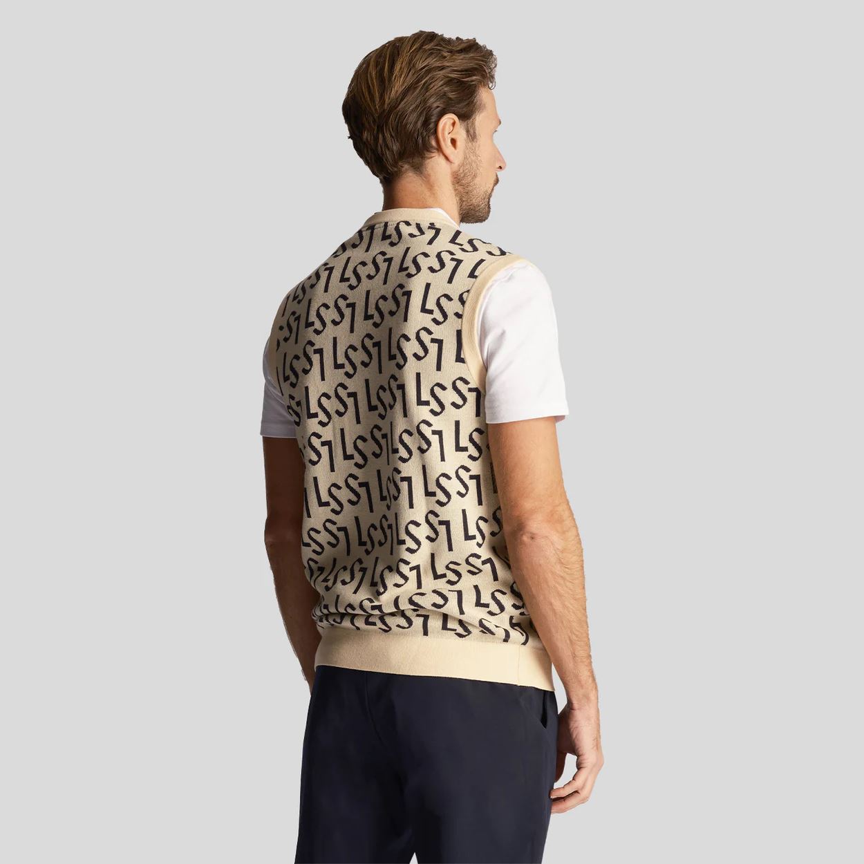 Monogram Knitted Vest Sand Dune - SS24