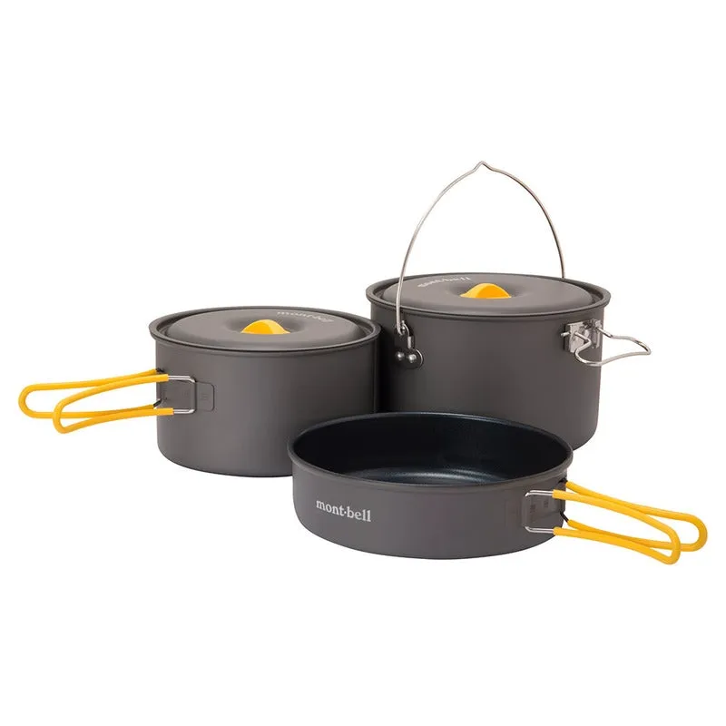 Montbell Cooking Set Alpine Cooker 16+18 PAN SET - Outdoor Backpacking Camping Hiking