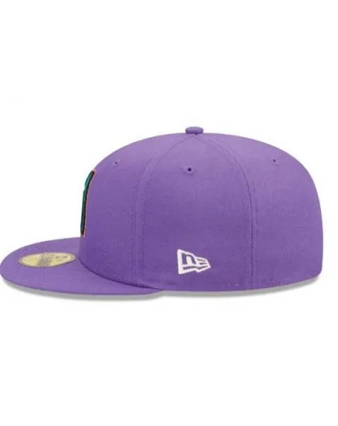 NEW ERA - Accessories - Arizona Diamondbacks Pop Sweat Fitted - Purple/Pink