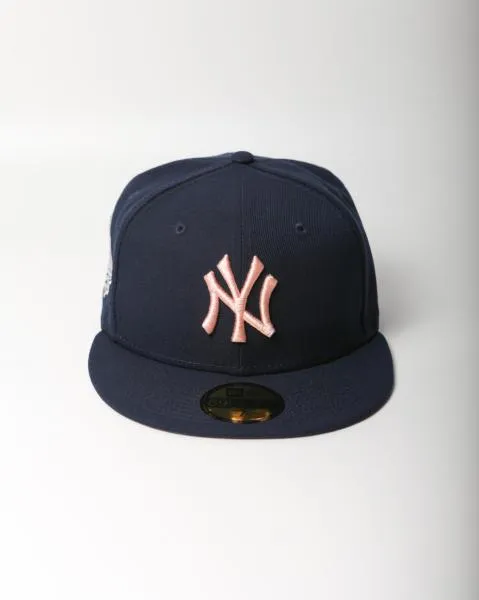 NEW ERA - Accessories - NY Yankees 1999 WS Custom Fitted - Navy/Blush