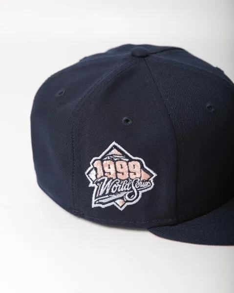 NEW ERA - Accessories - NY Yankees 1999 WS Custom Fitted - Navy/Blush