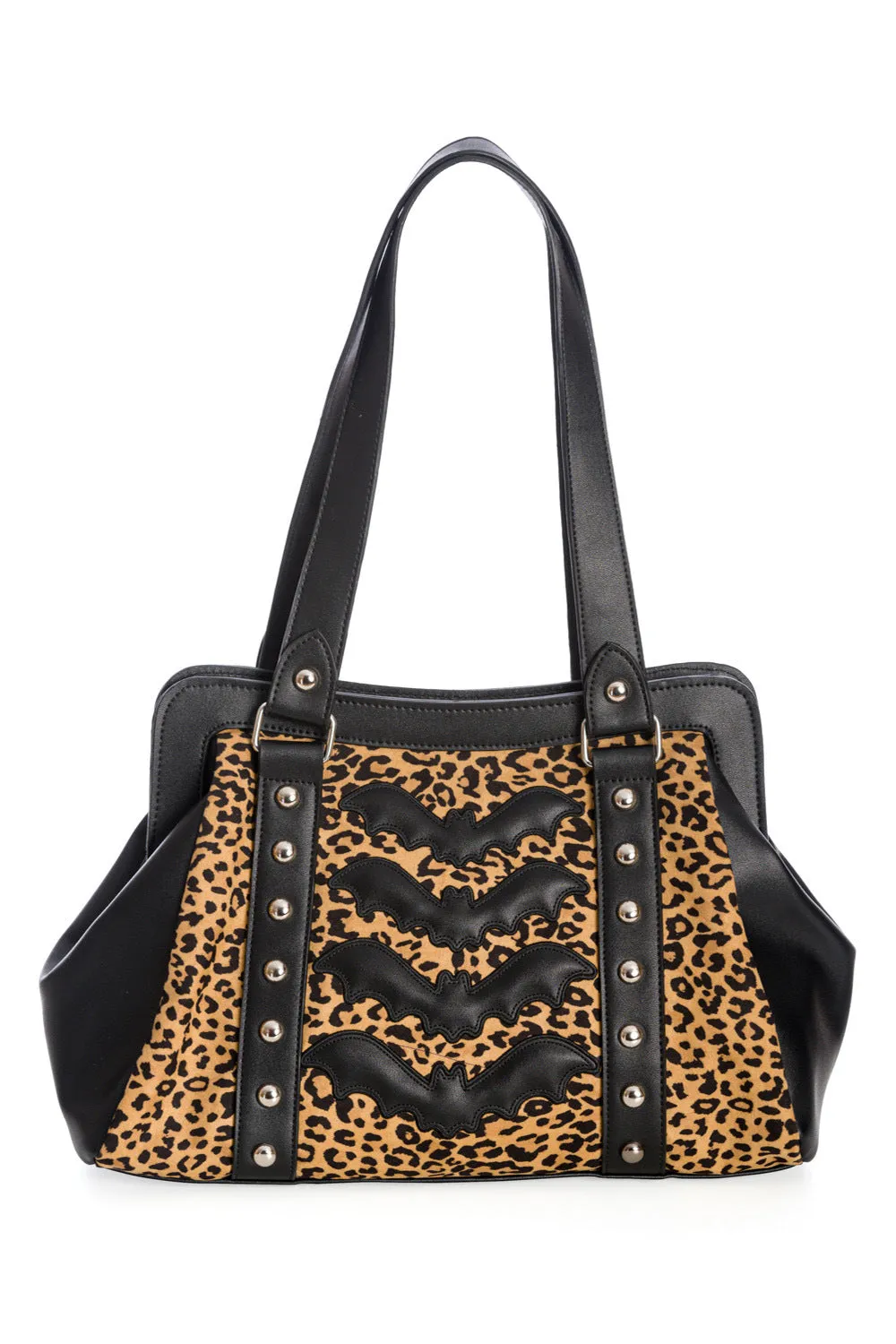 Night Wings Bat Leopard Bag