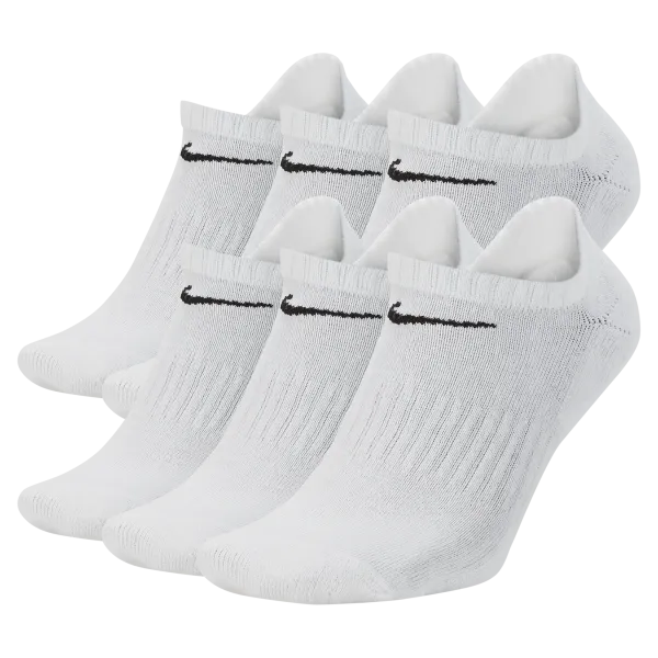 Nike - Accessories - Everyday Ankle Socks 6PK - White/Black